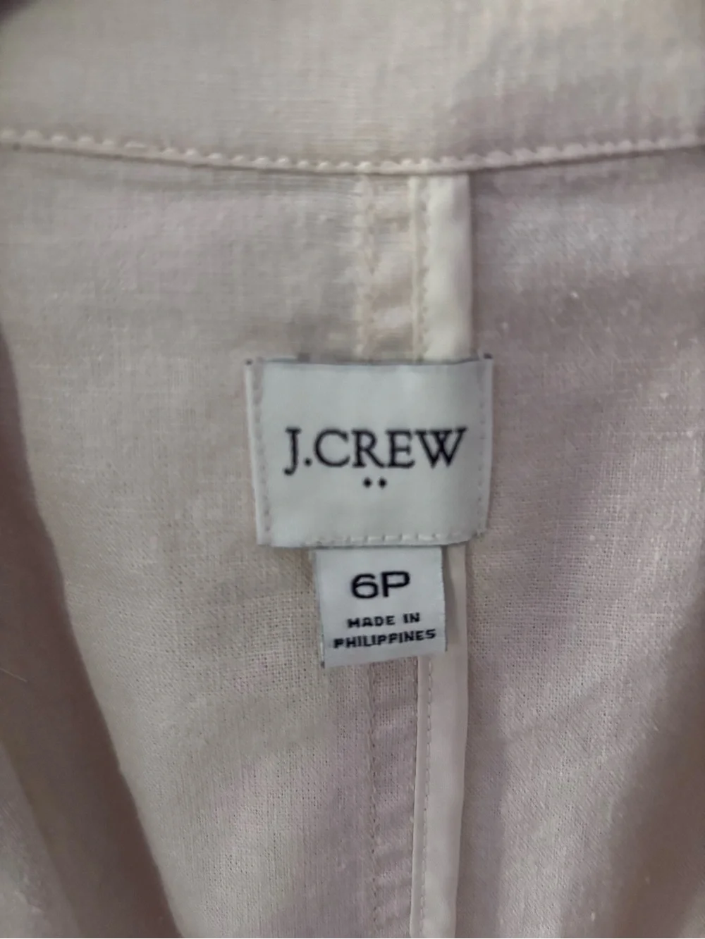 J. Crew Womens PETITE Linen blend Blazer Jacket - Picture 2 of 9